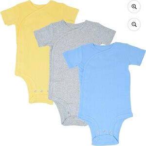 Cozeeme Newborn 3 Pack Bodysuits gender neutral